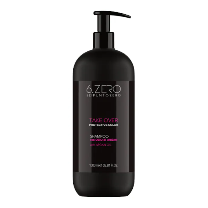 6Zero Take Over Protective Color Shampoo for dyed hair 1000ml شامبو معالج للشعر المصبوغ