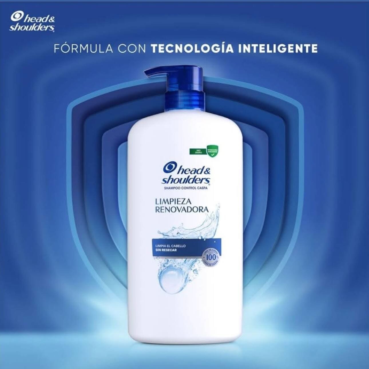 head & shoulders SHAMPOO LIMPIEZA RENOVADORA 1L هيد اند شولدرز شامبو للشعر