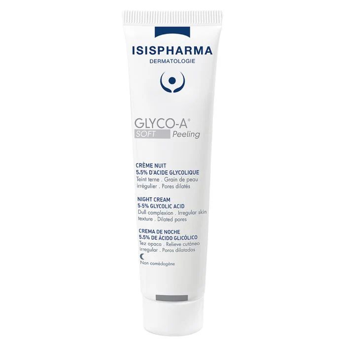 ISISPharma GLYCO-A SOFT Peeling Night Cream 5,5% كريم ليلي مجدد للبشرة