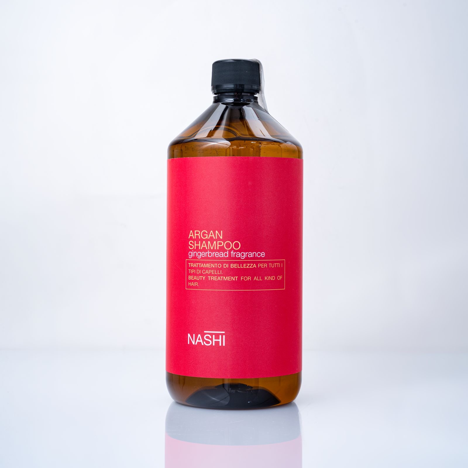 NASHI NASHI ARGAN SHAMPOO GINGERBREAD FRAGRANCE 1000ml ناشي شامبو الاركان للشعر