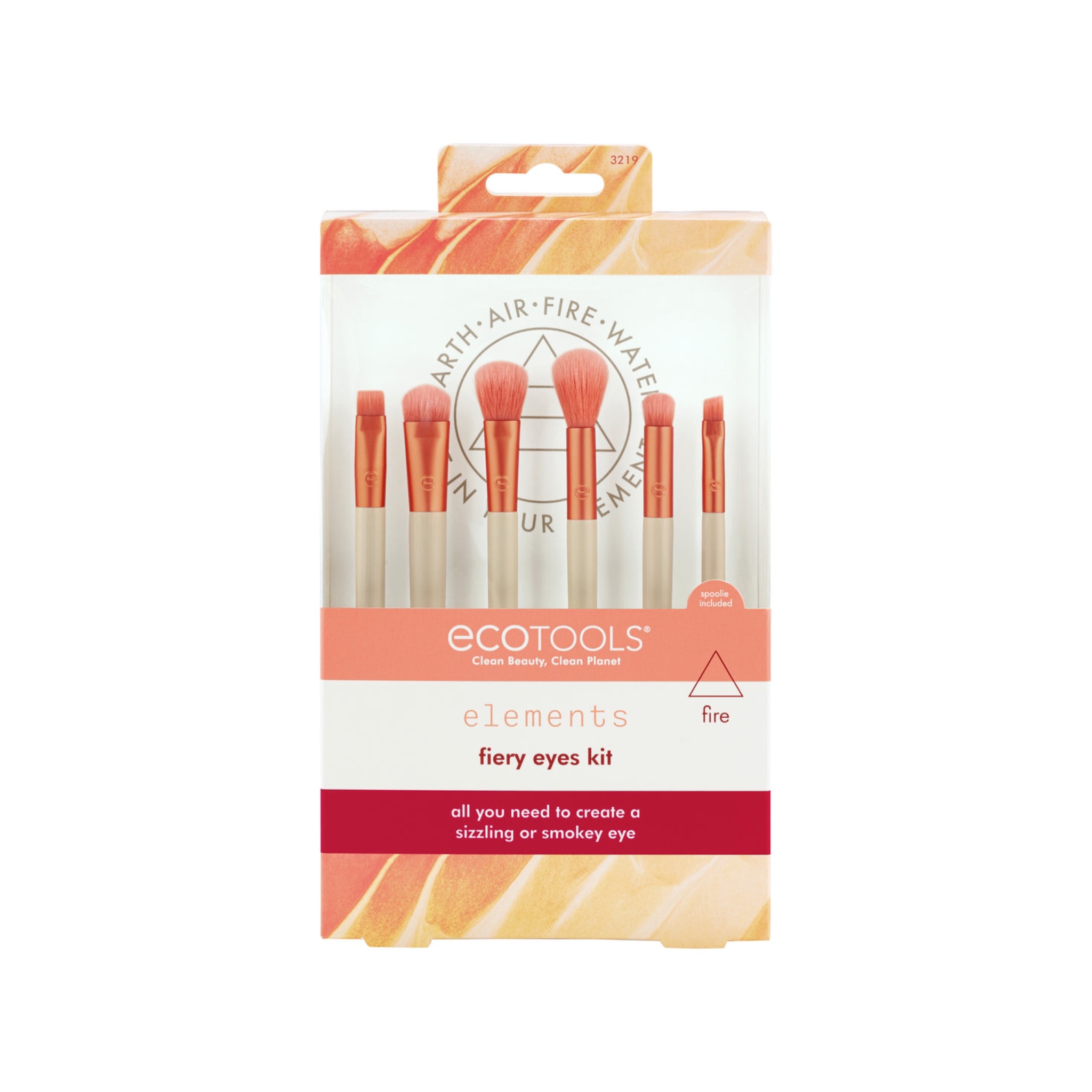 ECOTOOLS Elements Fiery Eyes Eye Makeup Brush Kit ايكوتولز مجموعة فرش