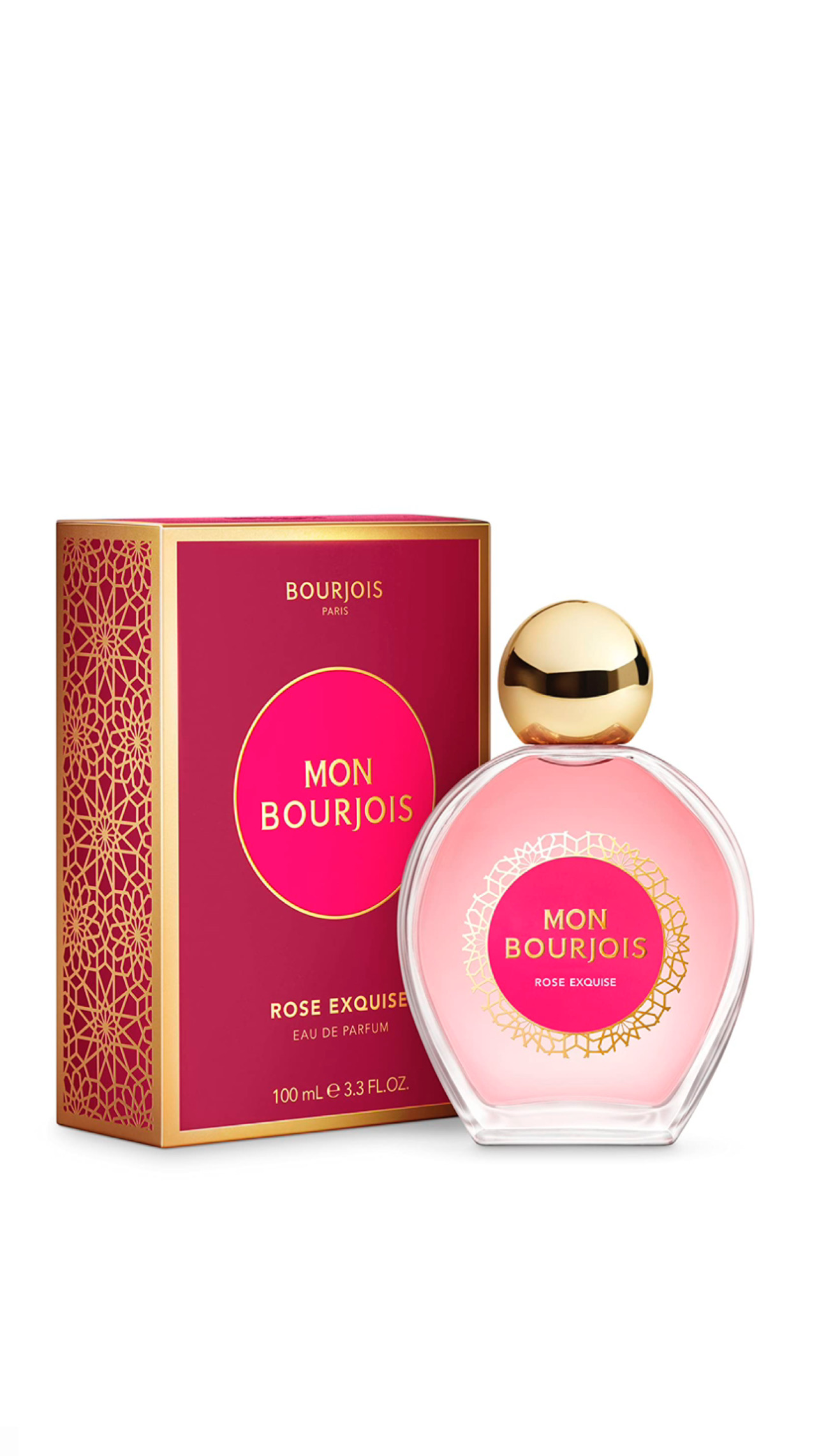 BOURJOIS MON ROSE EXQUISE EAU DE PARFUM 100ml برجوا عطر للنساء