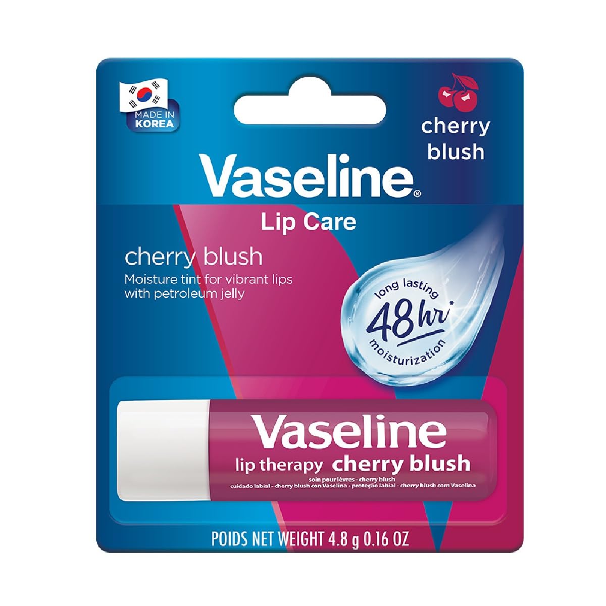 VASELINE Lip Therapy Protection Up to 48 hours- Cherry Blush فازلين مرطب شفاه بالكرز