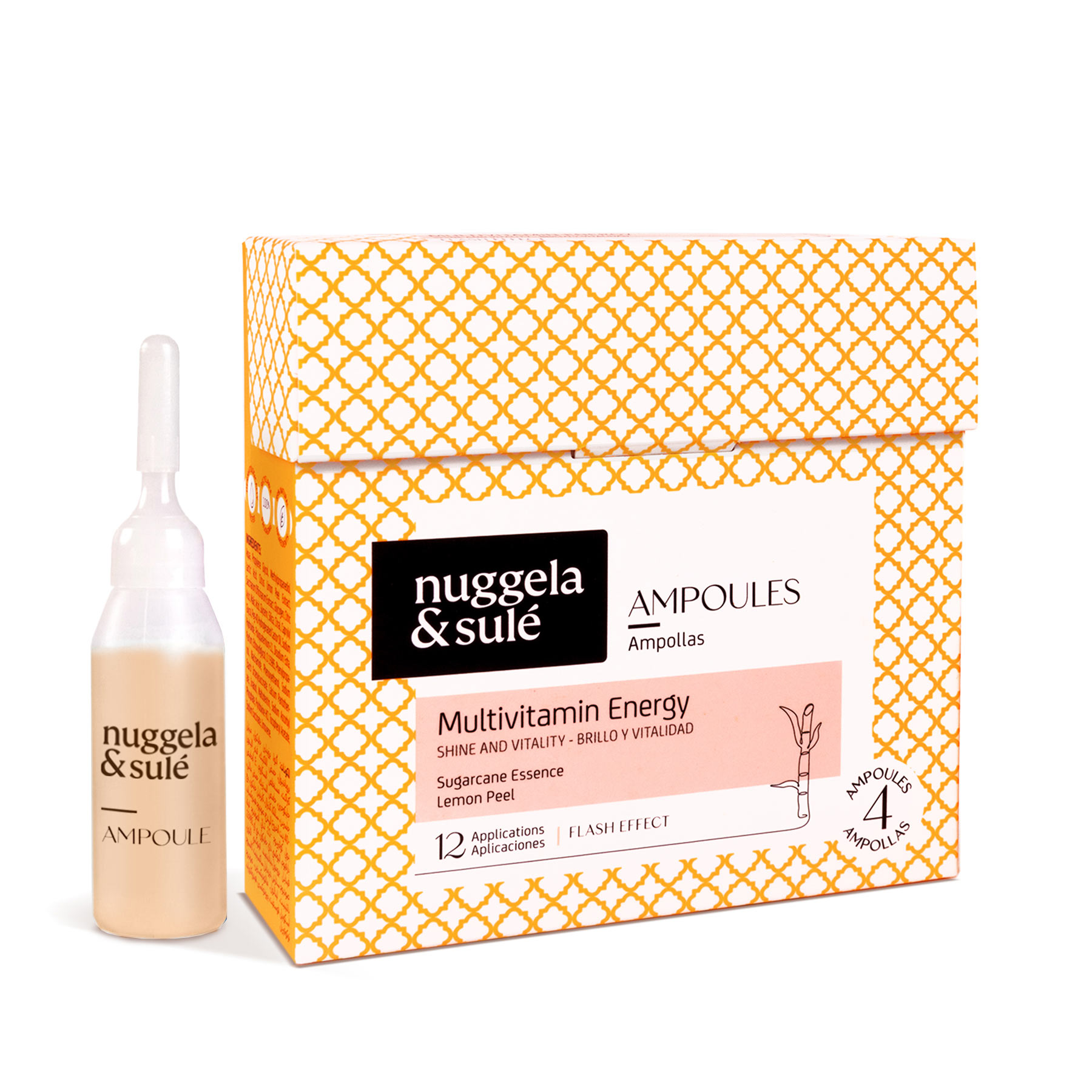 NUGGELA & SULÉ  Multivitamin-Energy Ampoules 4x10 ml  أمبولات الفيتامينات المقوية للشعر