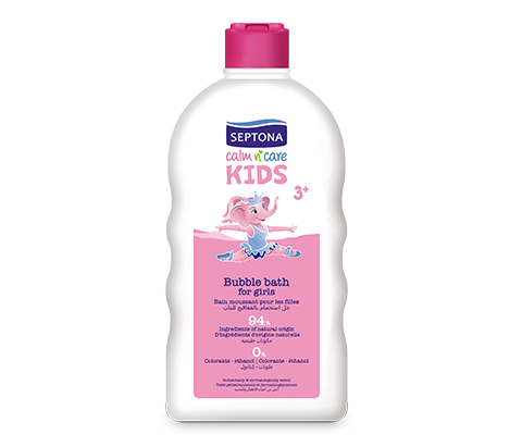 Septona Kids Bubble bath for girls 500ml سبتونا جل أستحمام للفتيات