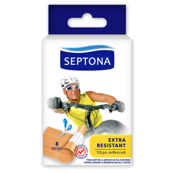 Septona Extra resistant plasters 8pcs سبتونا لصقات للجروح