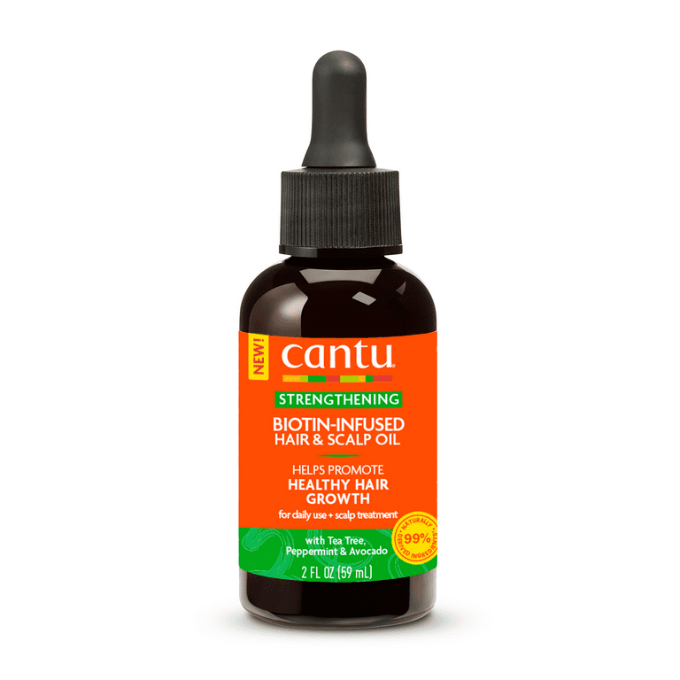 CANTU Biotin-Infused Strengthening Hair & Scalp Oil 59ml زيت تقوية الشعر وفروة الرأس الغني بالبيوتين