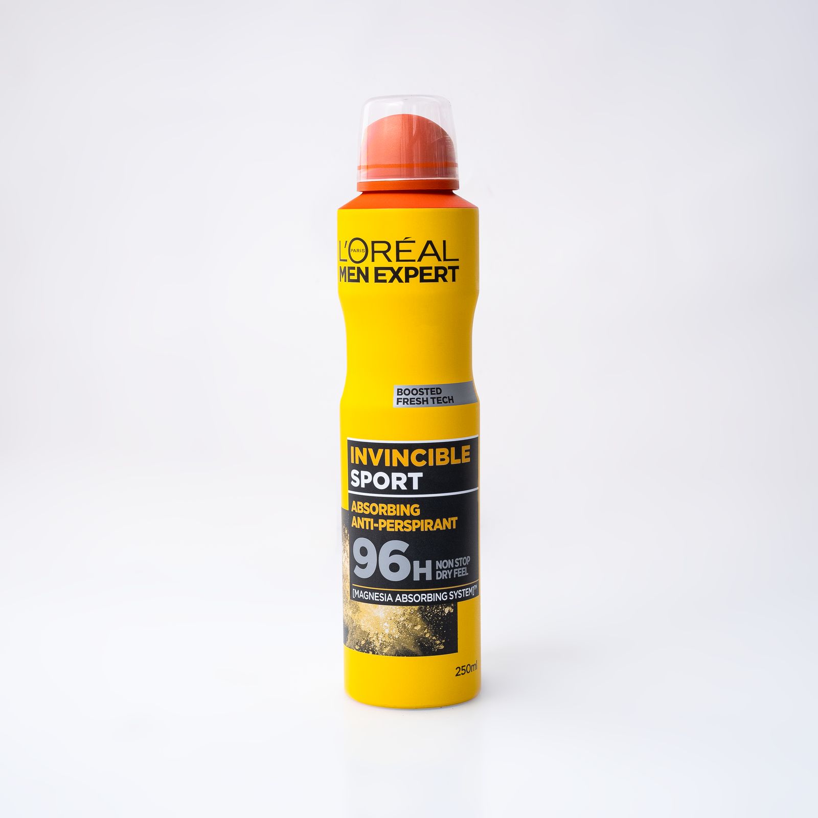 LOREAL PARIS MEN EXPERT  96H SPRAY DEODORANT INVINCIBLE SPORT لوريال باريس مين إكسبرت بخاخ مزيل العرق