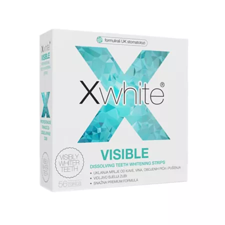 XWhite Visible Professional Teeth Whitening Strips شرائح تبيض الاسنان