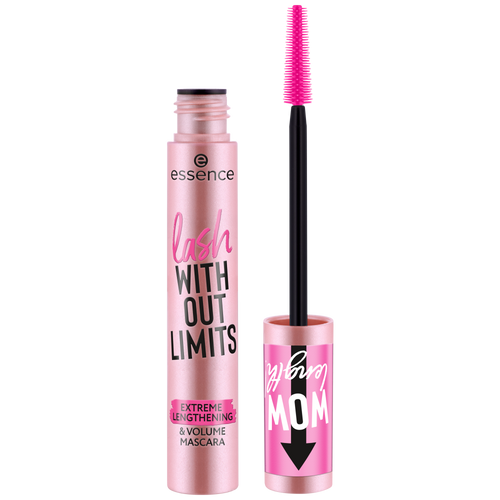 ESSENCE Lash Without Limits Extreme Lengthening & Volume Mascara-01 Black أيسنس مسكارة تكثيف الرموش بشكل كبير