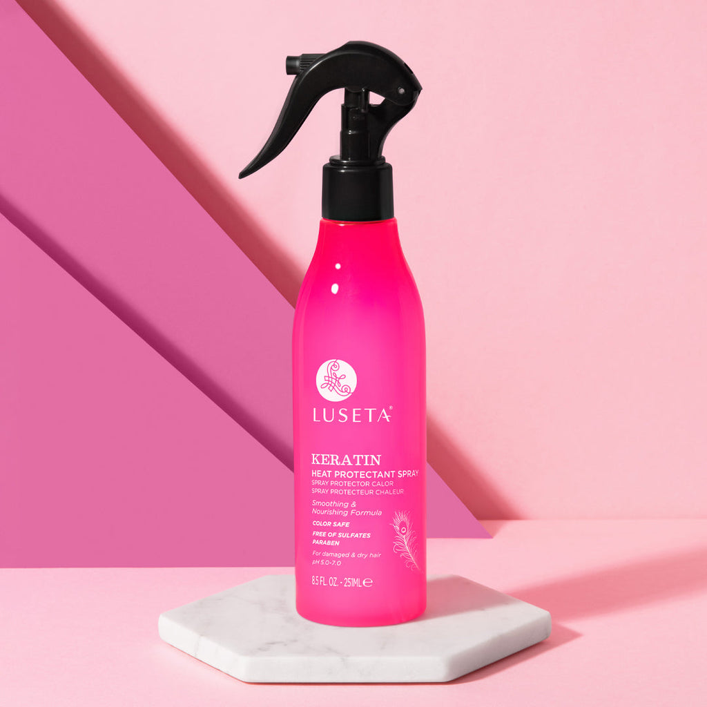 LUSETA Keratin Smooth Heat Protectant 251ml لوسيتا كيراتين سموث واقي من الحرارة