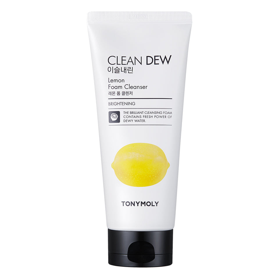 TONYMOLY Clean dew foam cleanser Lemon 180ml  غسول الوجه بخلاصة الليمون