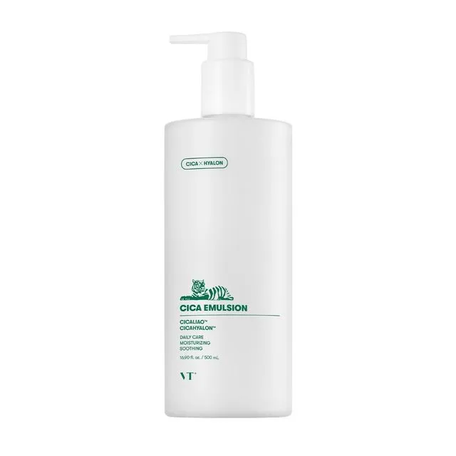 VT COSMETICS VT Cica Emulsion Jumbo Daily Care Moisturizing 500mL مرطب يومي للبشرة