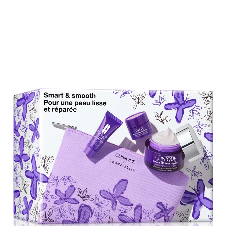 CLINIQUE Smart & Smooth: Anti-Ageing Skincare Set كلينك مجموعة العناية بالبشرة