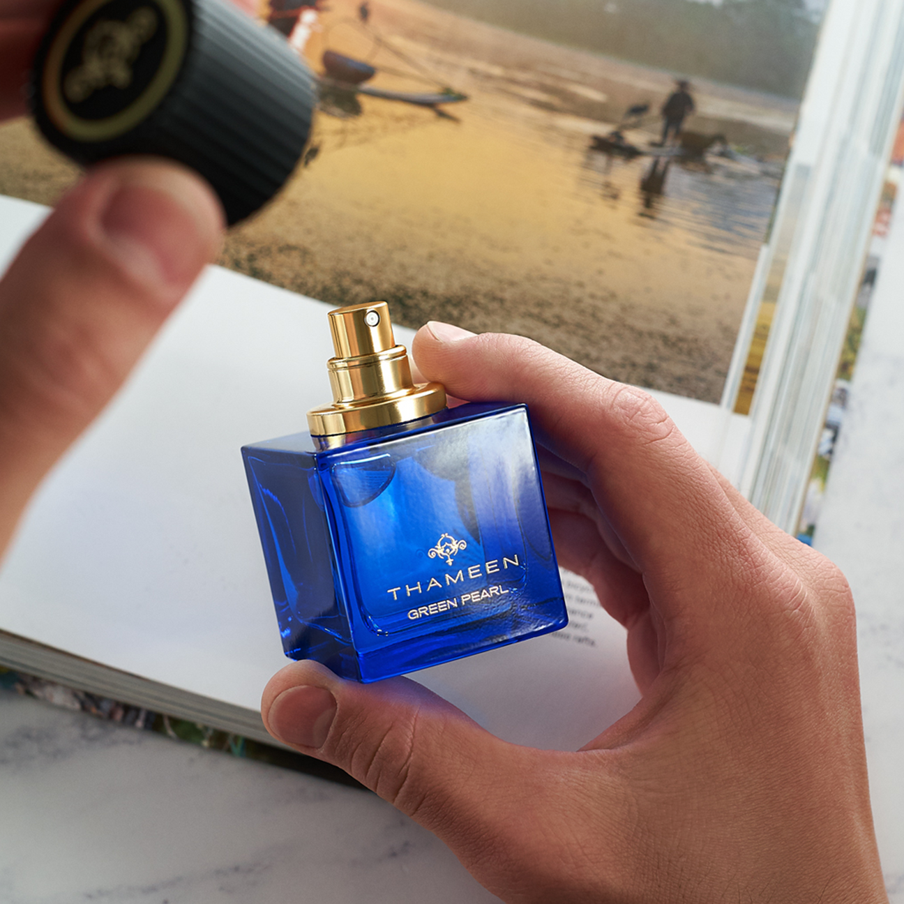 THAMEEN LONDON Green Pearl Extrait de Parfum 100ml عطر للرجال والنساء |  Vanilla Cosmetics