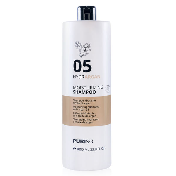 PURING 05 Hydrargan Moisturising Shampoo with argan oil for normal hair 1L شامبو مرطب بزيت الأرغان للشعر العادي
