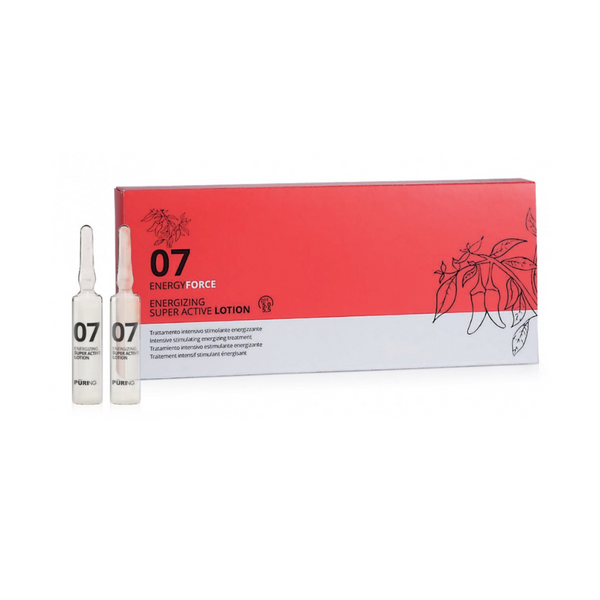 PURING 07 Energizing Anti-Hair Loss Lotion 12 vials لوشن 07 المنشط المضاد لتساقط الشعر، 12 قارورة