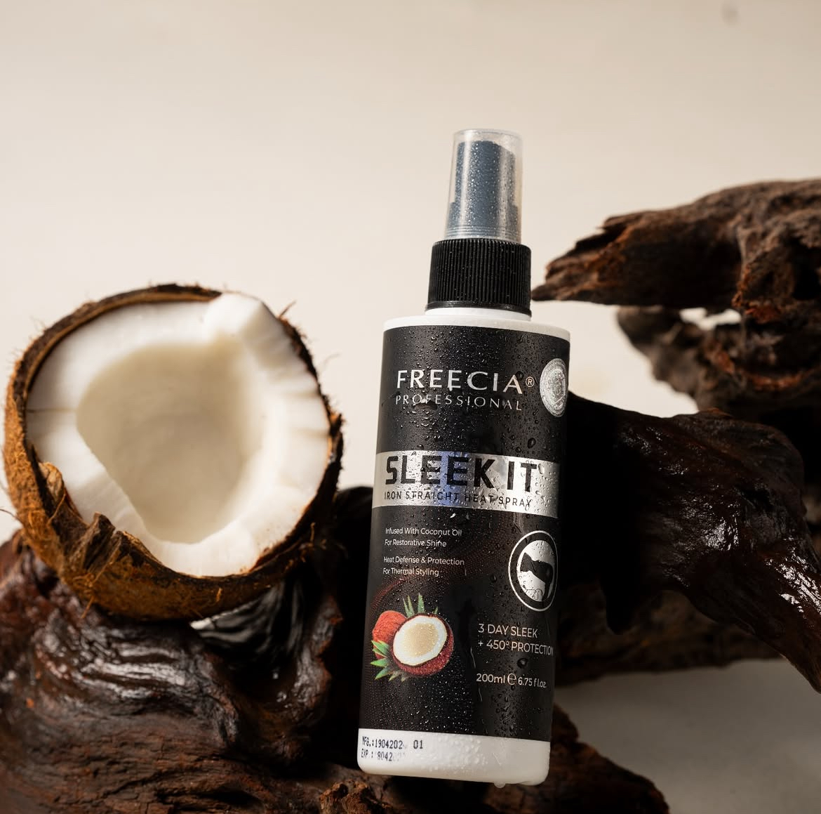 FREECIA SLEEK IT IRON STRAIGHT HEAT SPRAY واقي حماية من الحرارة