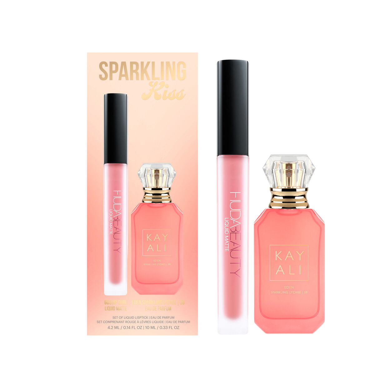 HUDA BEAUTY X KAYALI Sparkling Kiss Set سيت هدايا