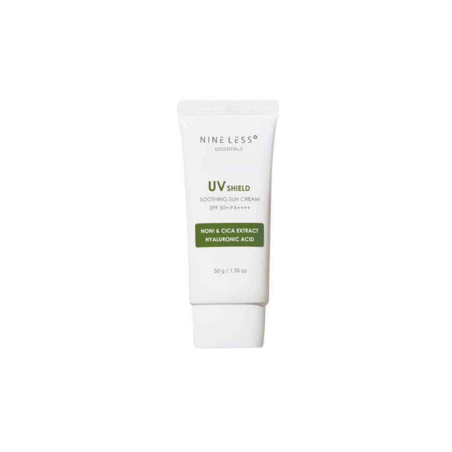 NINE LESS UV SHIELD SOOTHING SUN CREAM SPF50+ PA++++ - 50G ناين ليس كريم واقي شمسي