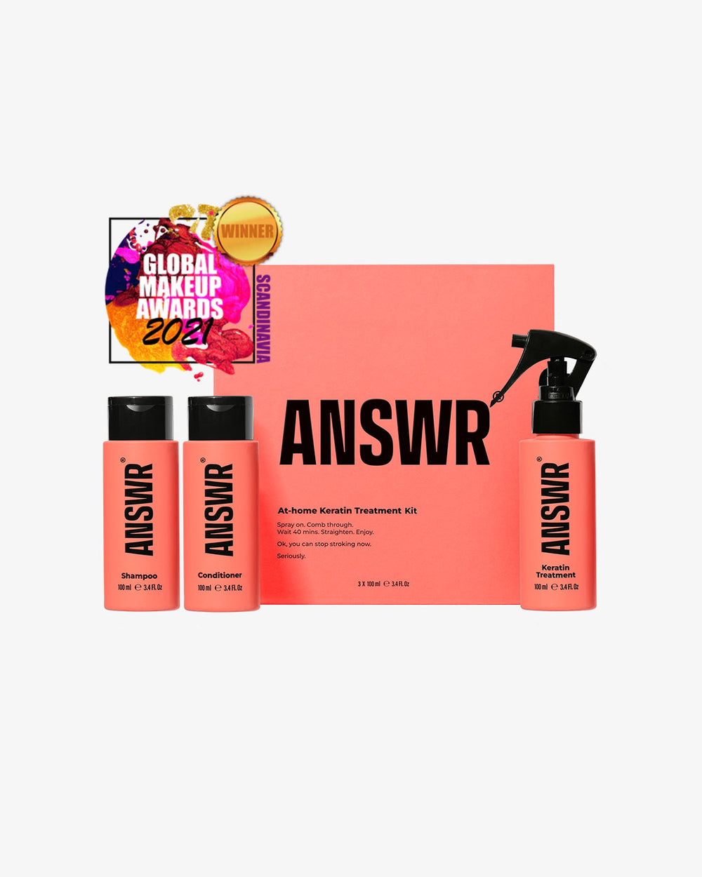 ANSWR AT-HOME KERATIN TREATMENT KIT سيت معالج الشعر المنزلي