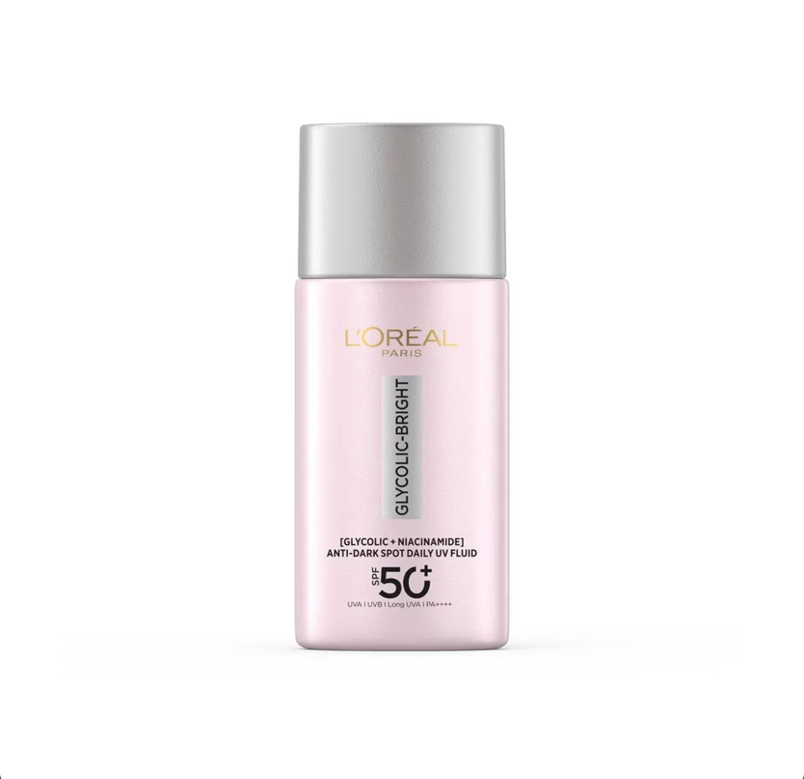 L’ORÉAL Glycolic Bright ANTI-DARK SPOT UV FLUID لوريال واقي شمسي فلود ضد البقع الداكنة