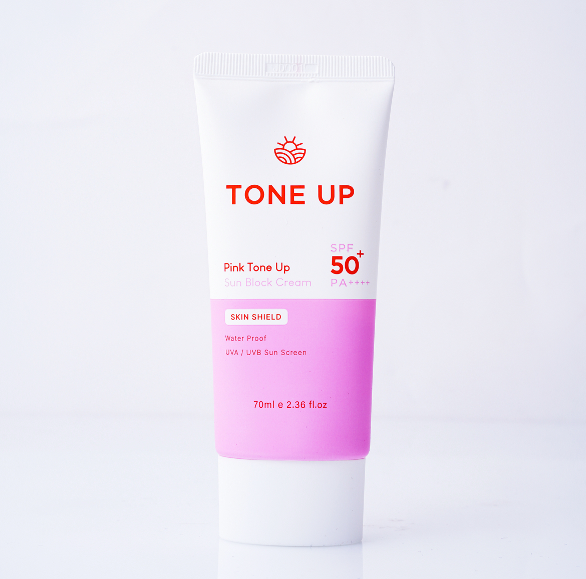 Melody Tone Up – Pink Tone Up Sun Block Cream SPF 50+ | PA++++  حماية من الشمس مع لمسة وردية