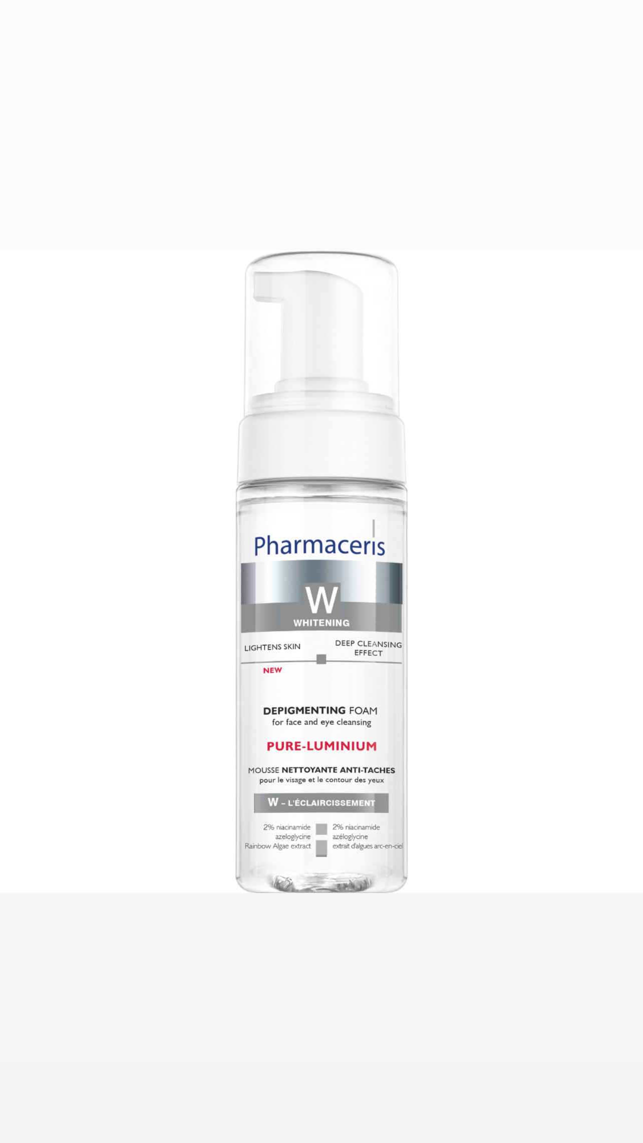 PHARMACERIS W Whitening Pure-Luminium Depigmenting Foam 150ml غسول رغوي للبشرة