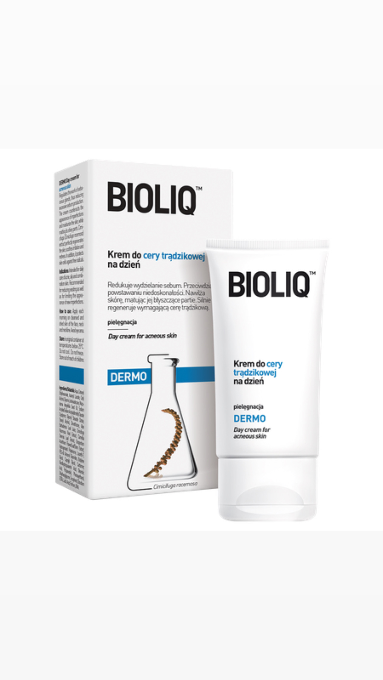 BIOLIQ Dermo day cream for acne skin 50ml كريم ديرمو النهاري لعلاج حب الشباب