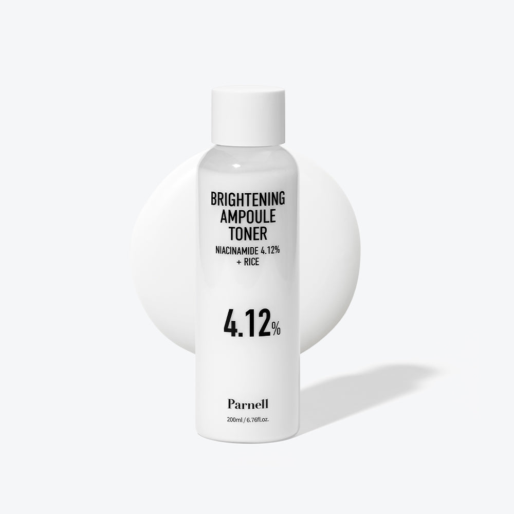 Parnell Brightening Niacinamide 4.12 Rice Ampoule Toner تونر الارز المفتح للبشرة