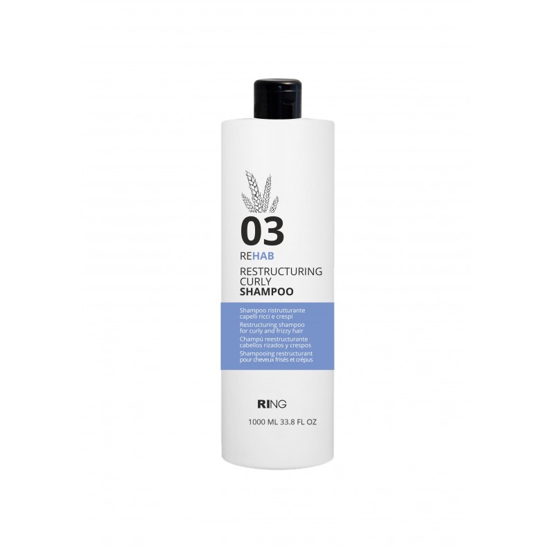 PURING 03 Rehab Restructuring Curly Shampoo 1000ml شامبو لإعادة هيكلة الشعر المجعد