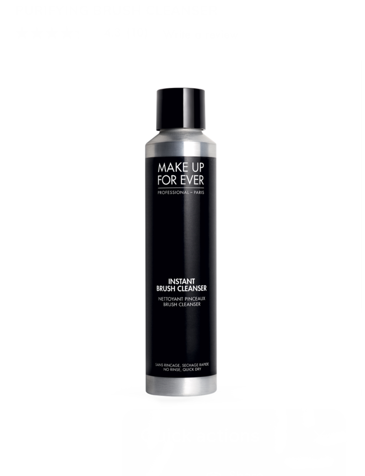 MAKE UP FOR EVER INSTANT BRUSH CLEANSER ميك اب فور ايفر غسول الفرش