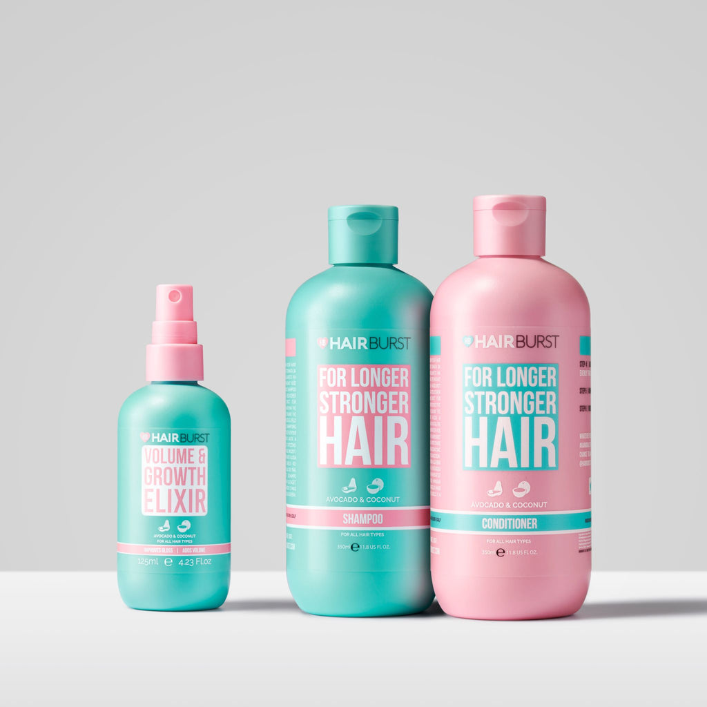 HAIR BURST Longer, Stronger Hair Trio مجموعة معالجة للشعر