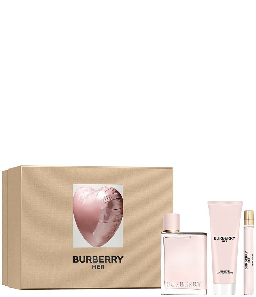 BURBERRY Her Eau de Parfum 3-Piece Gift Set مجموعة هدايا للنساء