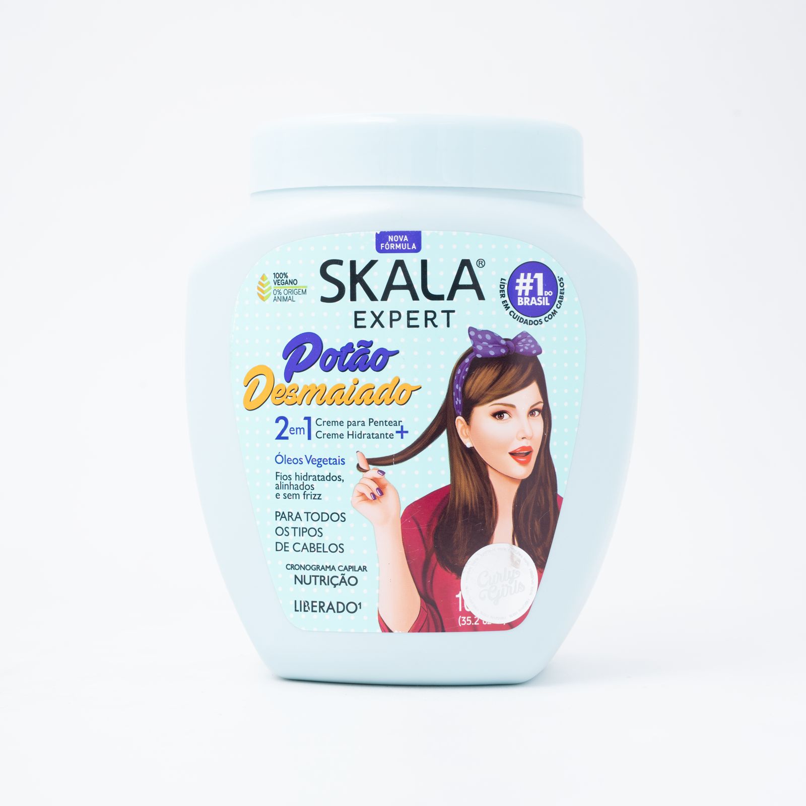 SKALA Butao Desmayado Hair Cream with Castor and Argan Oil Extract for Dull Hair 1000g دو بخلاصة زيت الخروع والأرغان للشعر الباهت