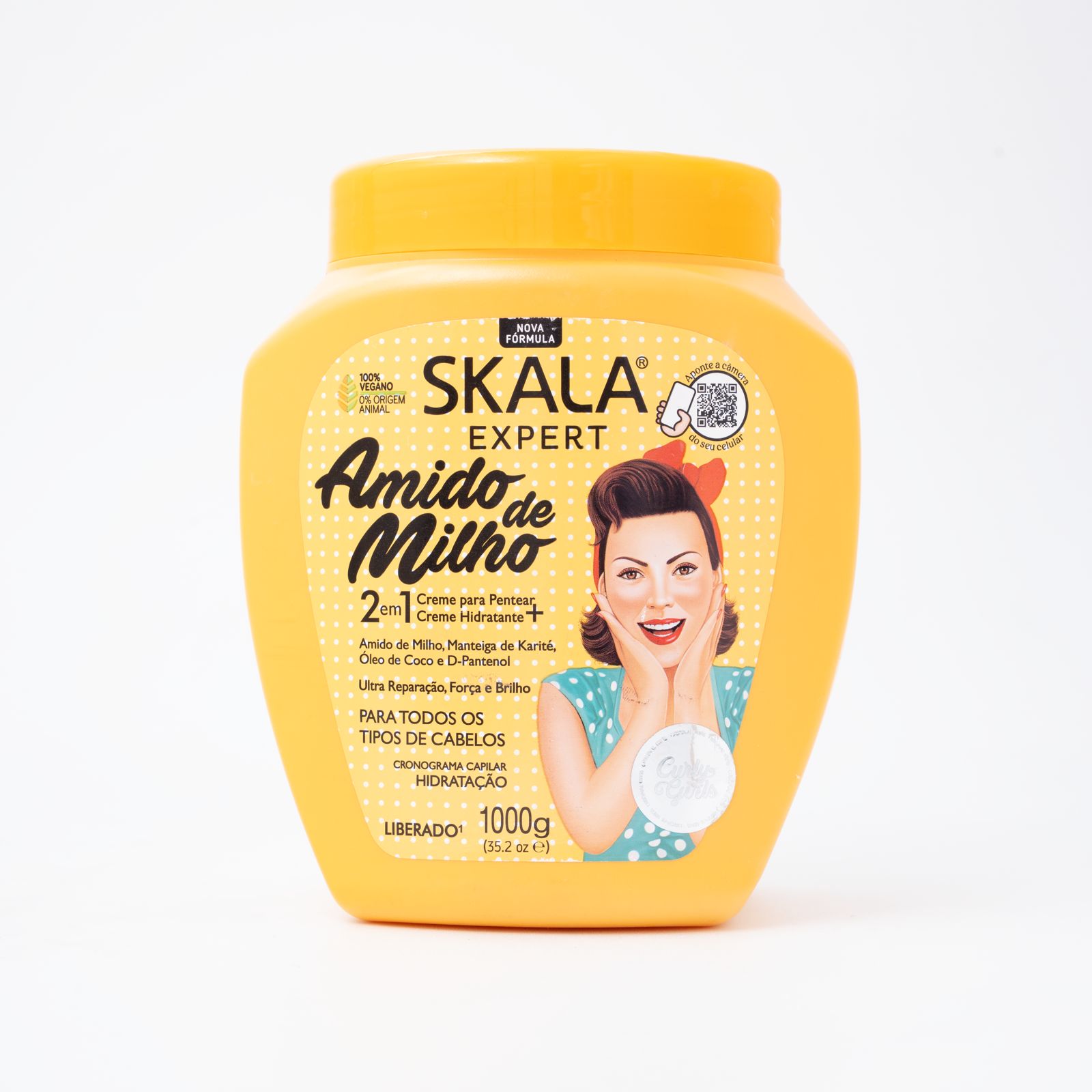 SKALA Amido de Milho 2 in 1 - Corn Starch - Leave-in Conditioner and Hydrating Cream سكالا أميدو دي ميلو ٢ في ١ - نشا الذرة - بلسم يُترك على الشعر وكريم مرطب