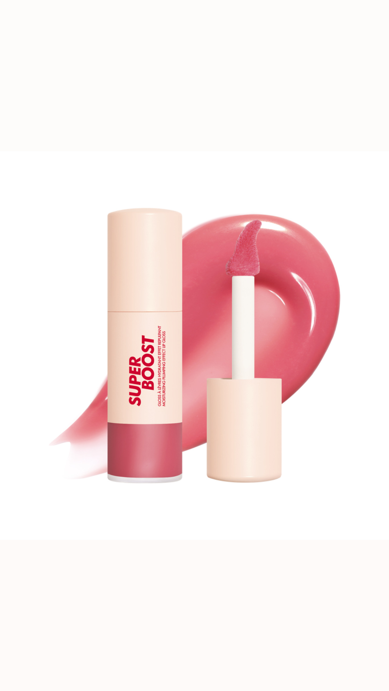 MAKE UP FOR EVER SUPER BOOST LIP GLOSS 12 HOUR MOISTURIZING & PLUMPING LIP GLOSS​ ميكاب فور إيفر اجمر شفاه لامع