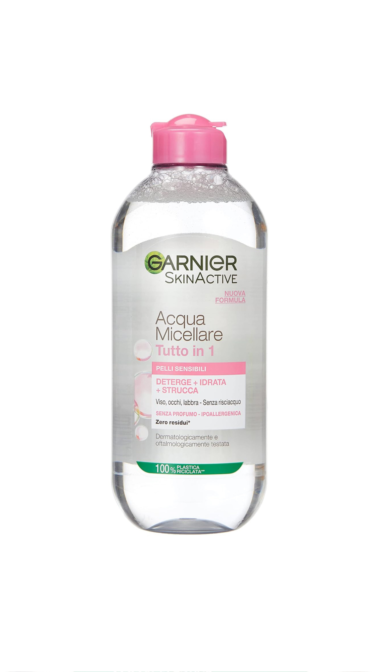 Garnier Skin Active All-In-1 Micellar Solution for Sensitive Skin Large Format 400 ml  غارنييه سكين أكتيف محلول ميسيلار الكل في 1 للبشرة الحساس