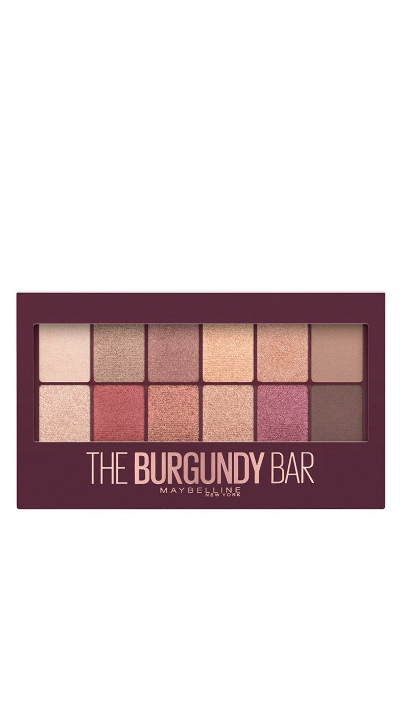 MAYBELLINE THE BURGUNDY BAR EYESHADOW PALETTE ميبلين باليت ظلال للعيون