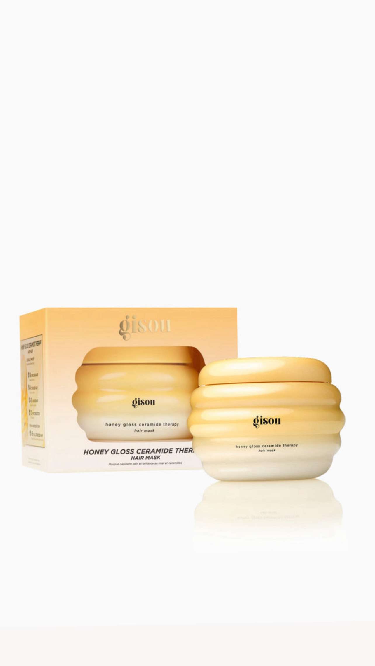GISOU Honey Gloss Ceramide Therapy Hair Mask 75mlجيسو ماسك العسل المعالج للشعر