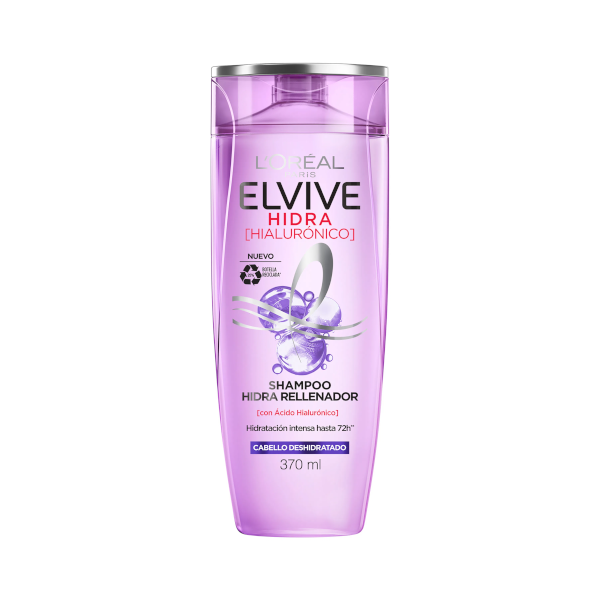 LOREAL PARIS Elvive HIDRA HIALURONICO SHAMPOO 370ml شامبو هيدرا هيالورونيك