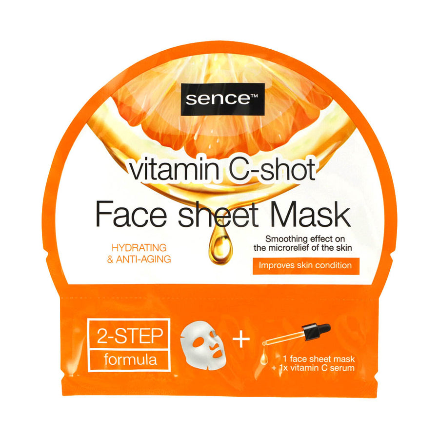 Sence Vitamin C-shot Face Sheet Mask سنس ماسك للبشرة