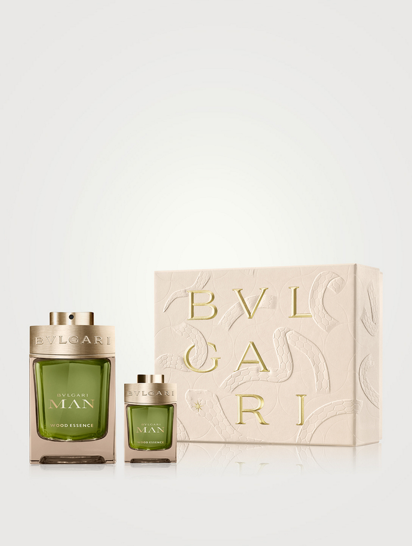 BVLGARI Man Wood Essence Eau de Parfum 2-piece gift set بولغاري مجموعة هدايا للرجال