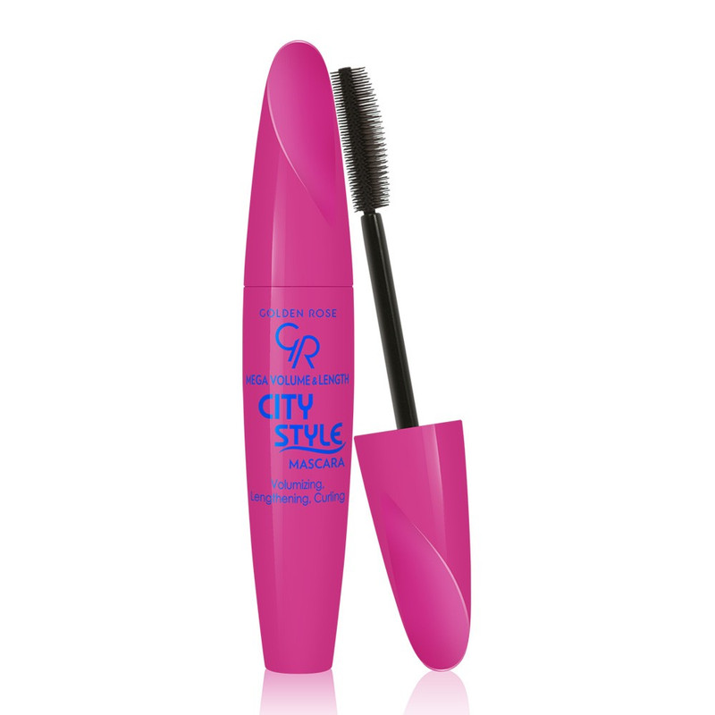 GOLDEN ROSE Mega Volume & Length City Style Mascara گولدن روز مسكارا للعيون