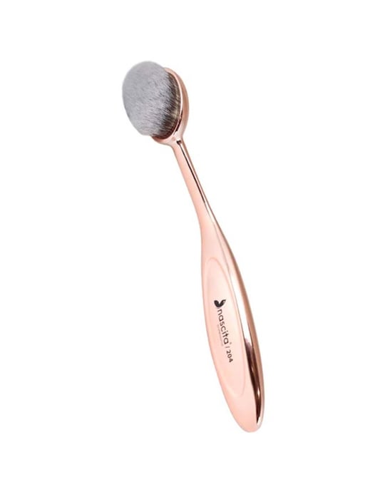 Nascita Bronzy Glow Oval Makeup Brush - 204 ناسيتا فرشاة برونزر