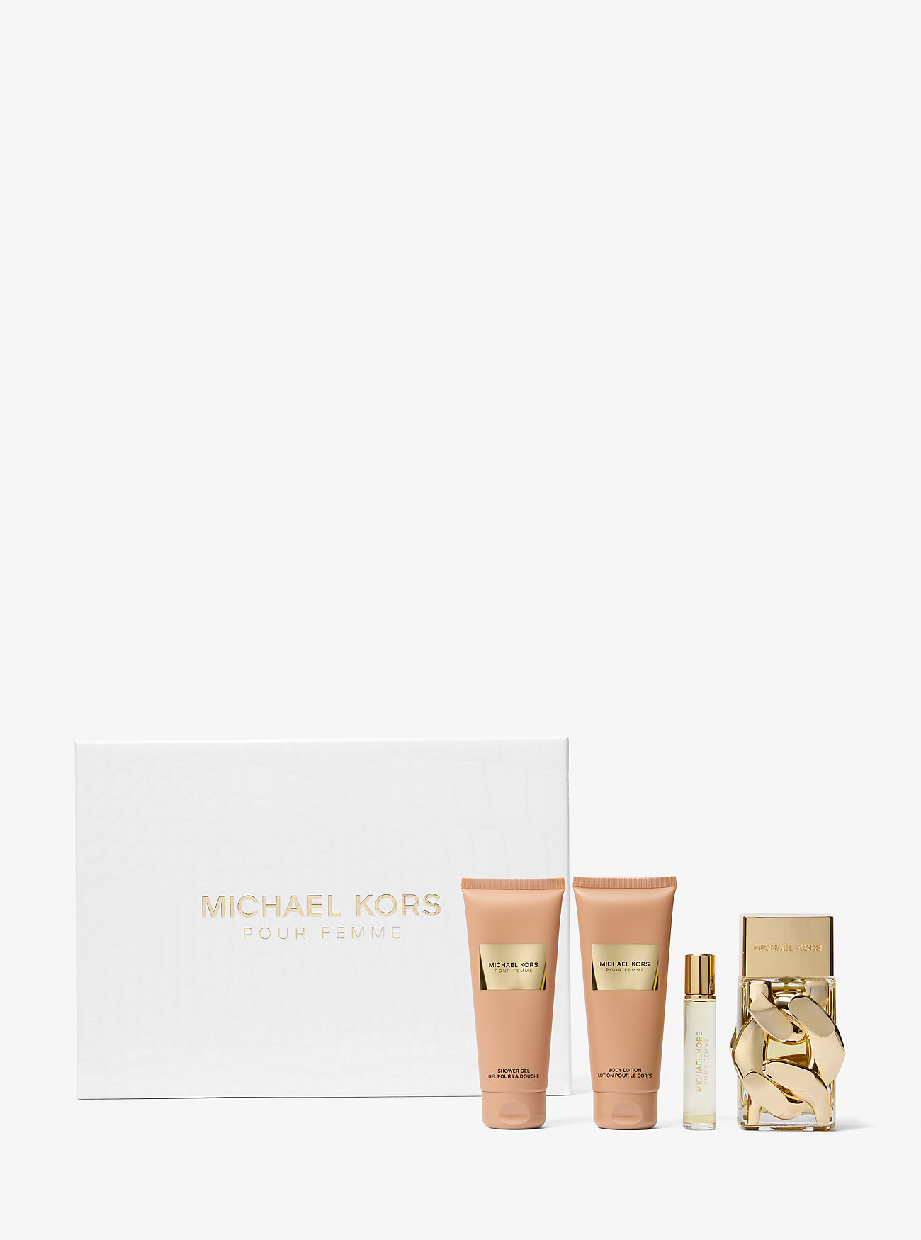 MICHAEL KORS Pour Femme 4-Piece Gift Set مايكل كورس مجموعة هدايا للنساء