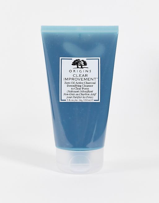 ORIGINS Zero Oil Active Charcoal Detoxifying Cleanser 150ml منظف الفحم النشط الخالي من الزيوت والمزيل للسموم