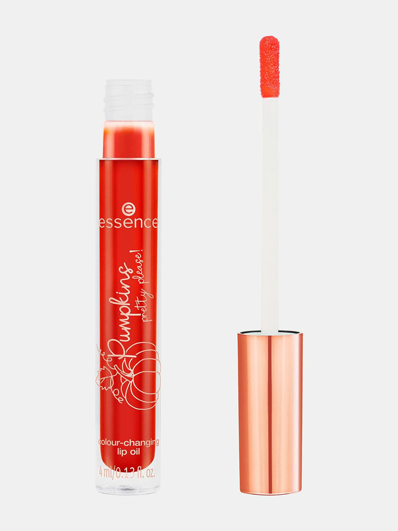 ESSENCE Pumpkins Pretty Please! Colour-Changing Lip Oil, 01 أيسنس زيت للشفاه متغير اللون