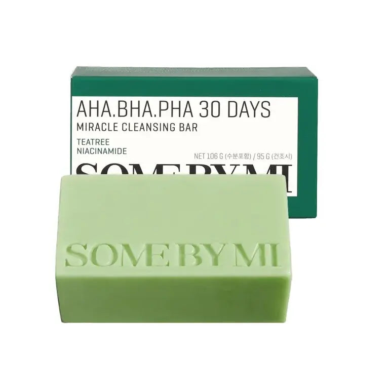 SOME BY MI - AHA.BHA.PHA 30 Days Miracle Cleansing Bar الصابونة المعجزة لتنظيف البشرة