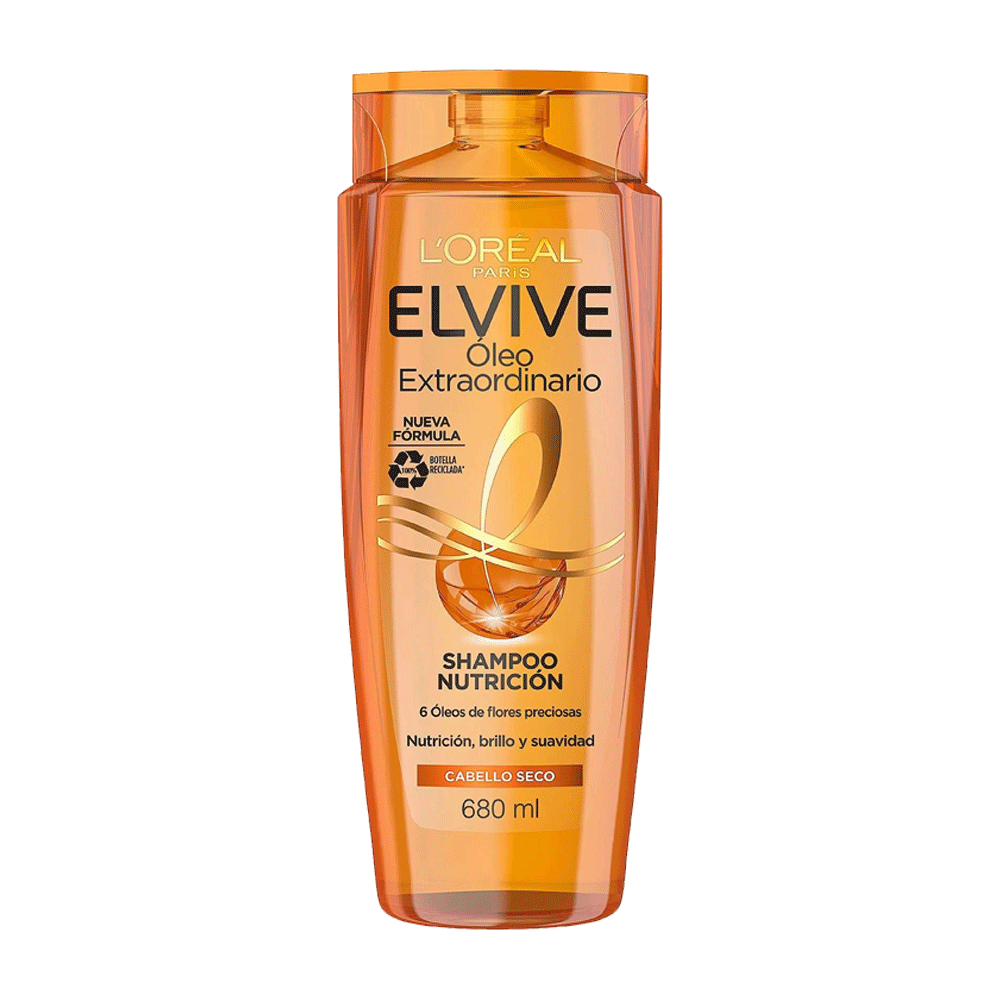 LOREAL PARIS Elvive EXTRAORDINARY OIL SHAMPOO FOR DRY HAIR شامبو زيت استثنائي للشعر الجاف